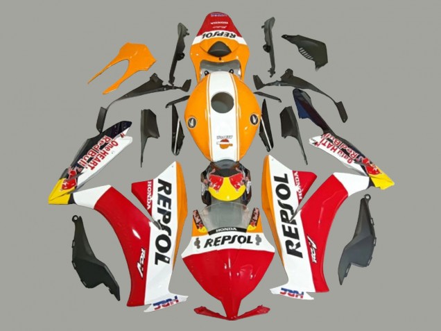 Purchase 2012-2016 Orange Repsol Honda CBR1000RR Motorcycle Fairings UK