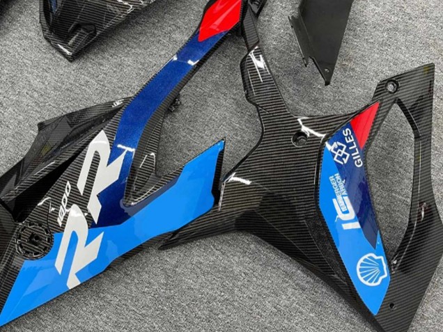 Purchase 2019-2022 Black Blue Red Carbon Fiber Style BMW S1000RR Motorcycle Fairings UK