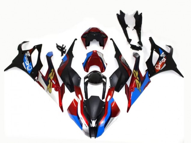 Purchase 2019-2022 Black Blue Red Gold Racing BMW S1000RR Motorcycle Fairings UK