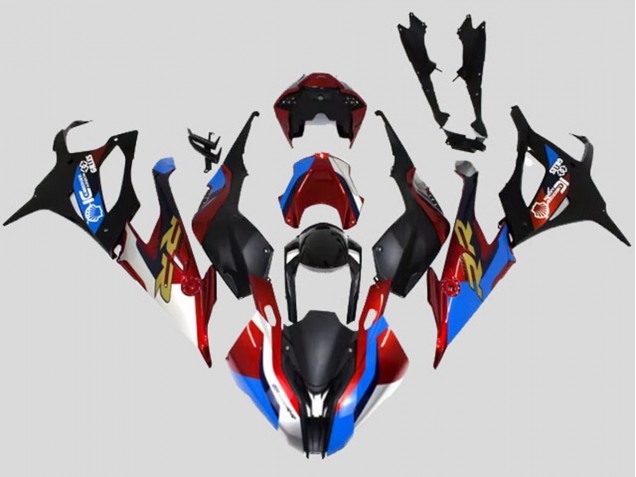 Purchase 2019-2022 Black Blue Red Gold Racing BMW S1000RR Motorcycle Fairings UK