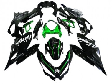 Purchase 2018-2024 Black Green Kawasaki EX400 Motorcycle Fairings UK