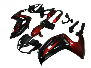 Purchase 2012-2016 Red Black Kawasaki EX650 Motorcycle Fairings UK