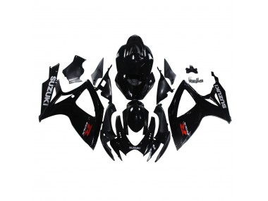 Purchase 2006-2007 Glossy Black Suzuki GSXR 600/750 Motorcycle Fairings UK