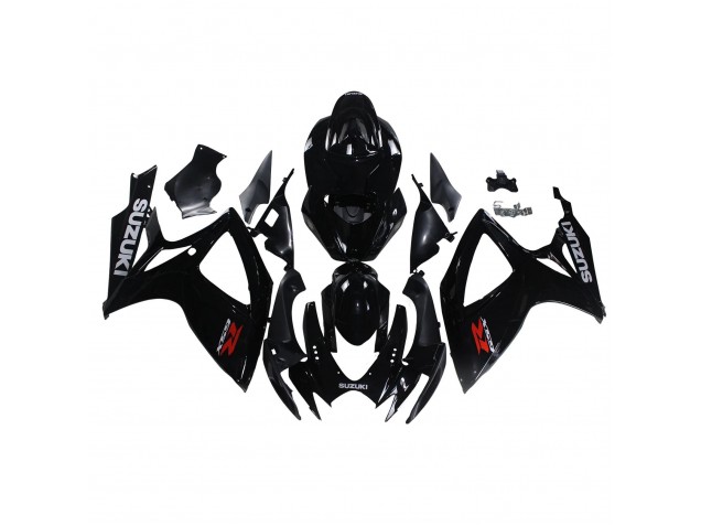 Purchase 2006-2007 Glossy Black Suzuki GSXR 600/750 Motorcycle Fairings UK