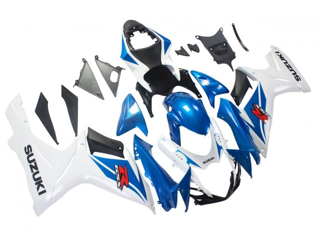 Purchase 2011-2024 Blue White Suzuki GSXR 600/750 Motorcycle Fairings UK