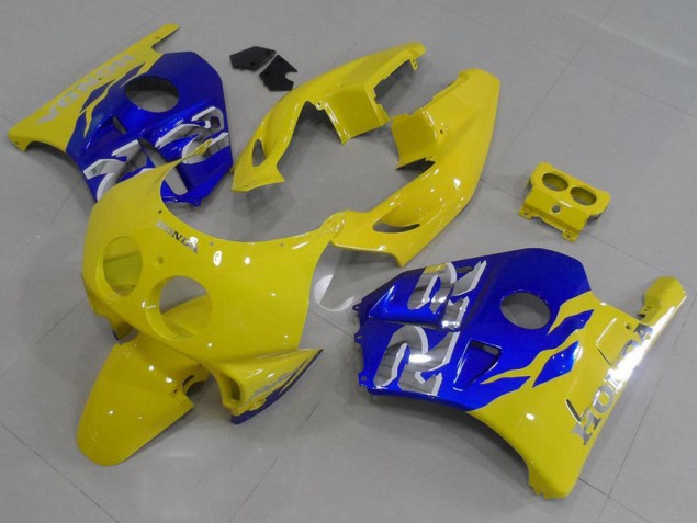 Purchase 1991-1998 Yellow Blue Honda CBR250RR MC22 Motorbike Fairing Kits UK