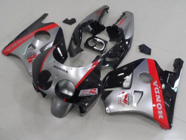 Purchase 1991-1998 Silver Black Red Honda CBR250RR MC22 Motorcycle Fairing Kits UK