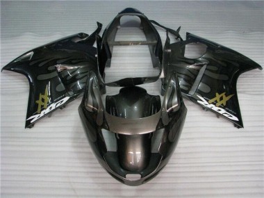 Purchase 1996-2007 Black Honda CBR1100XX Motorcycle Fairings Kit UK