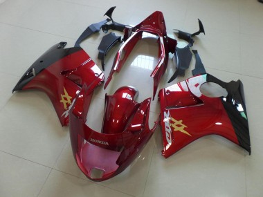 Purchase 1996-2007 Candy Red Black OEM Style Honda CBR1100XX Motorcycle Fairings UK