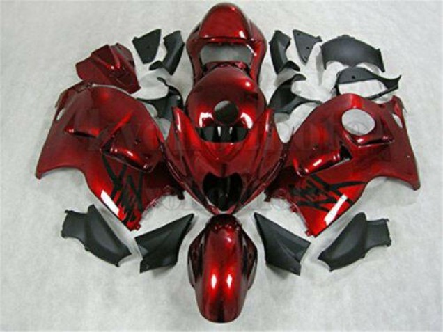 Purchase 1996-2007 Red Black Suzuki GSXR 1300 Hayabusa Motorcycle Fairing UK