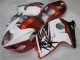 Purchase 1996-2007 Orange White Black Suzuki GSXR 1300 Hayabusa Bike Fairings UK