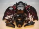 Purchase 1996-2007 Black Red Flame Suzuki GSXR 1300 Hayabusa Motorbike Fairing UK