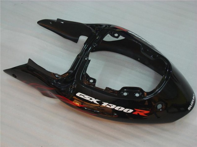 Purchase 1996-2007 Black Red Flame Suzuki GSXR 1300 Hayabusa Motorbike Fairing UK