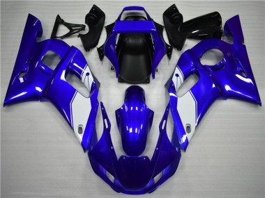 Purchase 1998-2002 White Blue Yamaha YZF R6 Bike Fairings & Bodywork UK