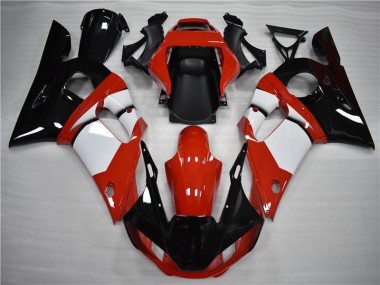 Purchase 1998-2002 Black White Yamaha YZF R6 Motorbike Fairing UK