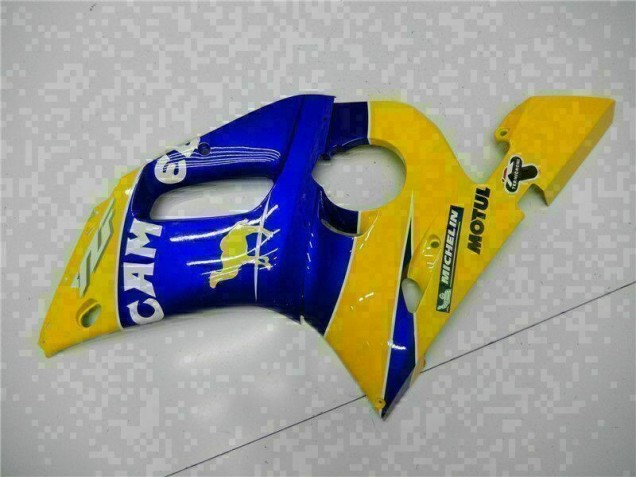 Purchase 1998-2002 Yellow Blue Yamaha YZF R6 Moto Fairings UK