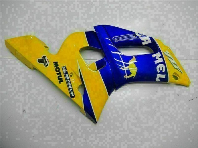 Purchase 1998-2002 Yellow Blue Yamaha YZF R6 Moto Fairings UK