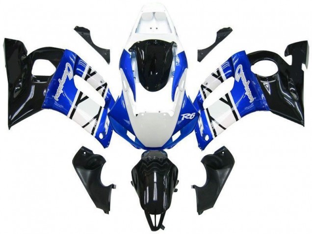 Purchase 1998-2002 Blue Black Champions Yamaha YZF R6 Motor Fairings UK