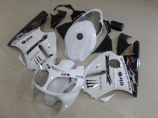 Purchase 2000-2001 White Kawasaki ZX12R Motorbike Fairing Kits UK