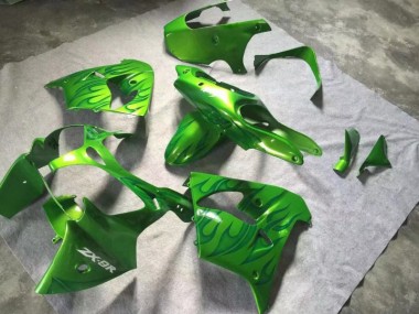 Purchase 2000-2001 Green Green Flame Kawasaki ZX9R Replacement Fairings UK