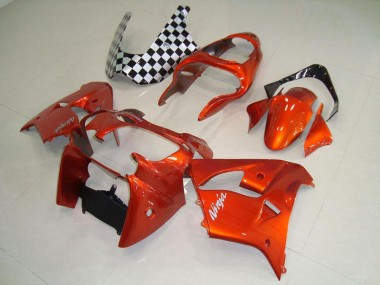 Purchase 2000-2001 Orange Kawasaki ZX9R Motorbike Fairings UK