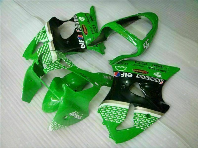 Purchase 2000-2002 Green Black Kawasaki ZX6R Motorcycle Bodywork UK