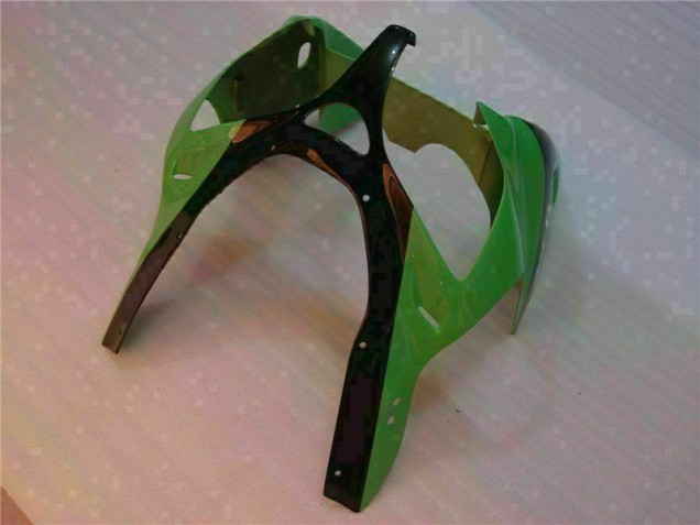 Purchase 2000-2002 Green Black Kawasaki ZX6R Motorcycle Fairings UK