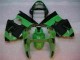 Purchase 2000-2002 Green Black Kawasaki ZX6R Motorcycle Fairings UK