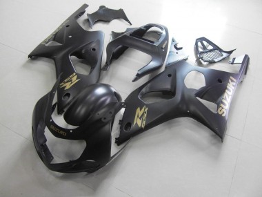 Purchase 2000-2002 All Matte Black with Gold Sticker Suzuki GSXR 1000 Motorcycle Bodywork UK