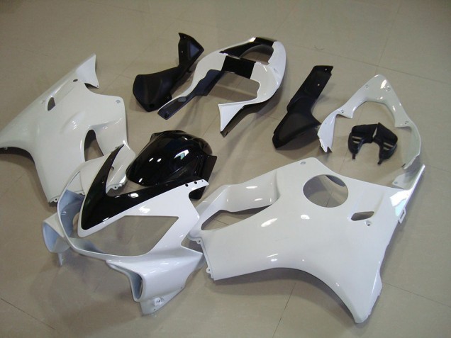 Purchase 2001-2003 White with Black Stripe Honda CBR600 F4i Motorcycle Fairing Kits UK