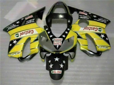 Purchase 2001-2003 Yellow Black Castrol Cycle World Honda CBR600 F4i Motorcycle Bodywork UK