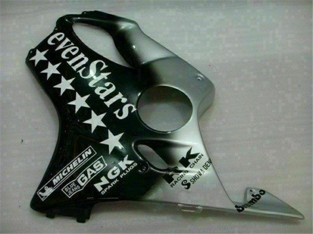 Purchase 2001-2003 Black Silver Seven Stars Honda CBR600 F4i Motorbike Fairing UK