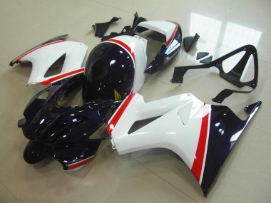 Purchase 2002-2013 White Dark Blue Honda VFR800 Motorbike Fairing UK