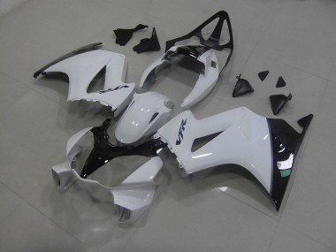 Purchase 2002-2013 White Black Honda VFR800 Motorcyle Fairings UK