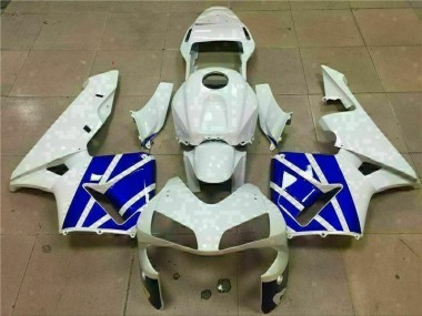 Purchase 2003-2004 White Blue Honda CBR600RR Bike Fairings UK