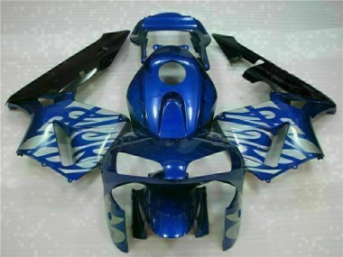 Purchase 2003-2004 Blue with Silver Flame Honda CBR600RR Motorbike Fairing UK