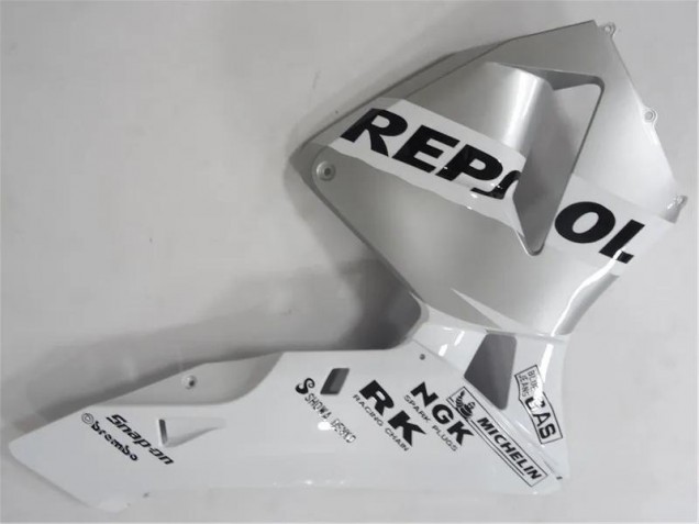 Purchase 2003-2004 Silver White Black Repsol Honda CBR600RR Motorcycle Fairings Kit UK