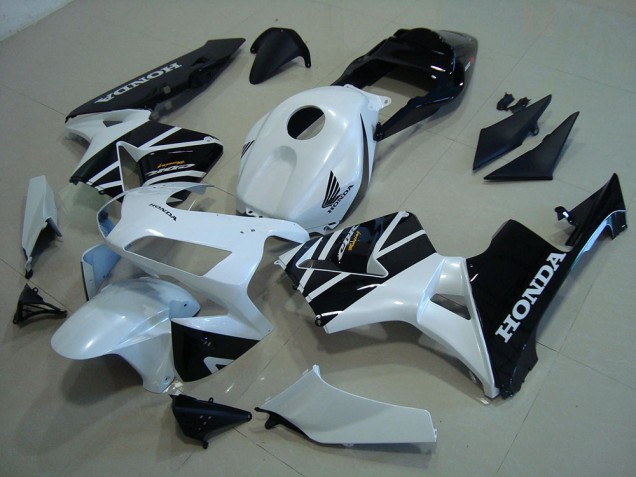 Purchase 2003-2004 White Black Honda CBR600RR Motorcylce Fairings UK