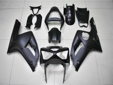 Purchase 2003-2004 Matte Black Kawasaki ZX6R Motorbike Fairing Kits UK