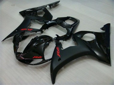 Purchase 2003-2005 Black Yamaha YZF R6 Replacement Motorcycle Fairings UK