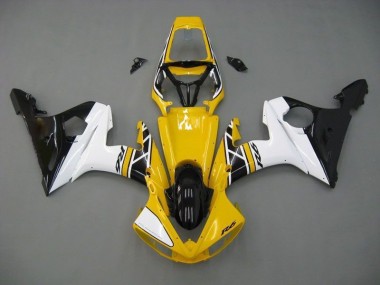 Purchase 2003-2005 Yellow White Black Yamaha YZF R6 Moto Fairings UK