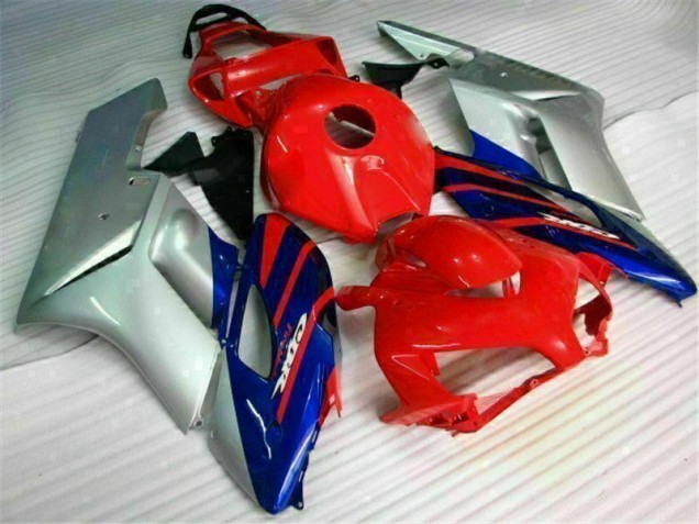 Purchase 2004-2005 Red Silver Blue Honda CBR1000RR Motorcycle Fairings Kit UK