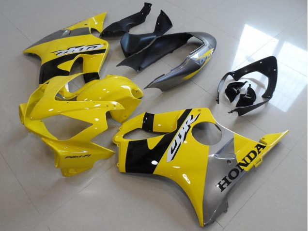 Purchase 2004-2007 Yellow Grey Honda CBR600 F4i Motorbike Fairing Kits UK