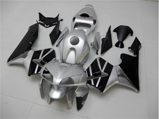 Purchase 2005-2006 Silver Black Honda CBR600RR Motor Bike Fairings UK