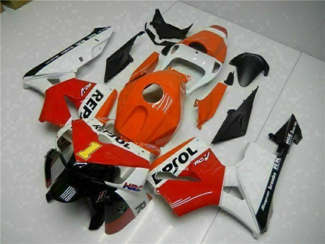 Purchase 2005-2006 Orange Repsol Honda CBR600RR Bike Fairing Kit UK