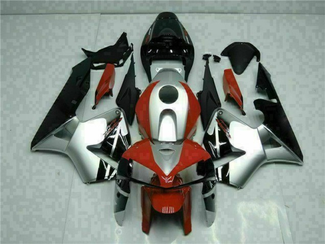 Purchase 2005-2006 Black Silver Red Honda CBR600RR Motorcycle Fairings UK