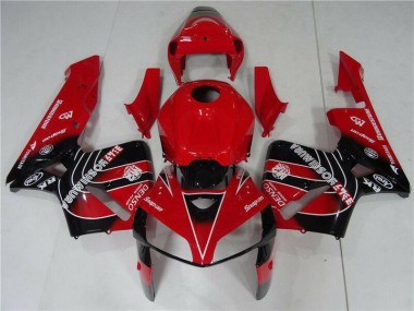 Purchase 2005-2006 Red Black Honda CBR600RR Motorcycle Fairing Kit UK