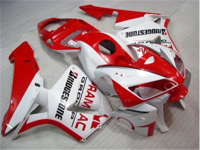 Purchase 2005-2006 Red White Honda CBR600RR Bike Fairings UK