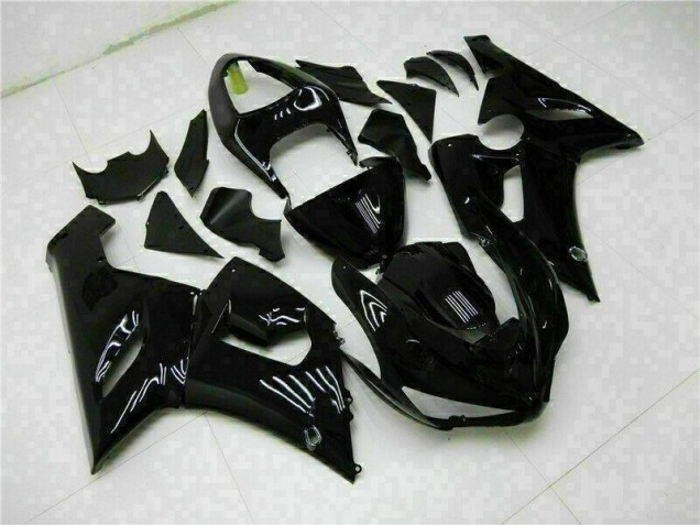 Purchase 2005-2006 Glossy Black Kawasaki ZX6R Motor Fairings UK