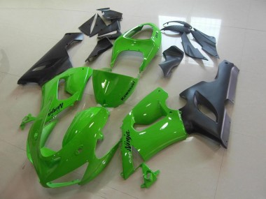 Purchase 2005-2006 Green Kawasaki ZX6R Motorcycle Replacement Fairings & Bodywork UK